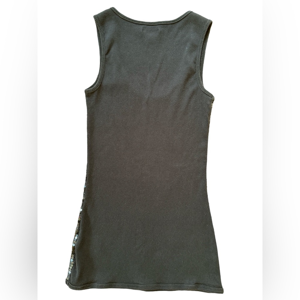 Jacob Sequinned Ribbed Zebra Tank Top - Picture 6 of 8